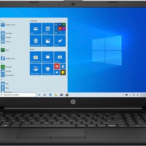 2022 Newest HP 15.6" FHD IPS Laptop Computer, Intel Celeron N4020(up to 2.8 GHz), 8GB RAM, 128GB SSD, Office 365, HDMI, Bluetooth, Webcam, USB-C, Windows 10S, Black, Online Class Ready, JVQ Mousepad