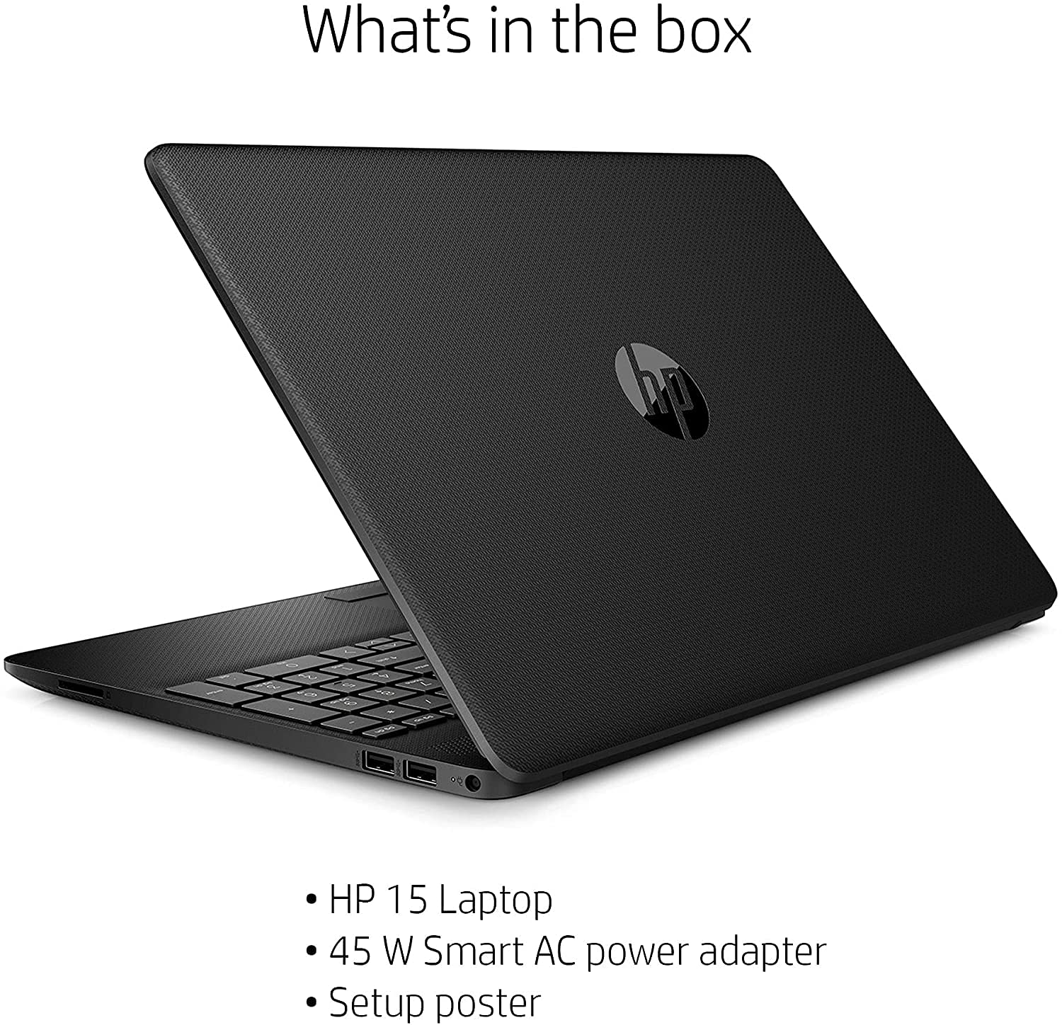 2022 Newest HP 15.6" FHD IPS Laptop Computer, Intel Celeron N4020(up to 2.8 GHz), 8GB RAM, 128GB SSD, Office 365, HDMI, Bluetooth, Webcam, USB-C, Windows 10S, Black, Online Class Ready, JVQ Mousepad