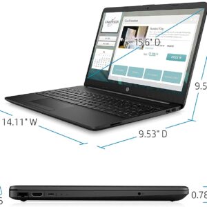 2022 Newest HP 15.6" FHD IPS Laptop Computer, Intel Celeron N4020(up to 2.8 GHz), 8GB RAM, 128GB SSD, Office 365, HDMI, Bluetooth, Webcam, USB-C, Windows 10S, Black, Online Class Ready, JVQ Mousepad