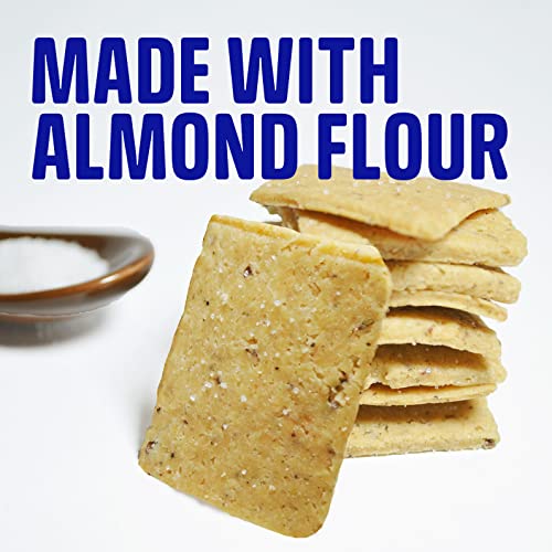 Keto Almond Flour Crackers Variety Pack - Gluten Free, Low Carb, No Sugar