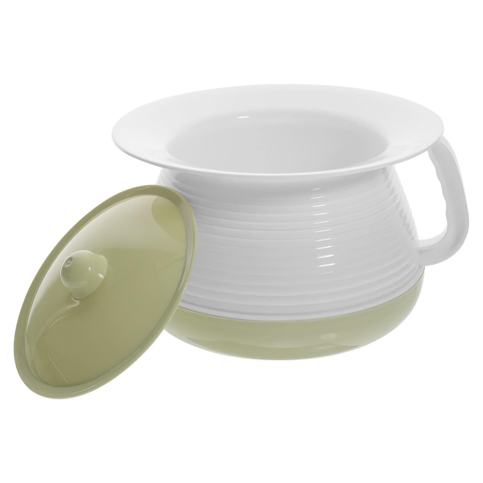 Hemobllo Travel Urinal- Portable Toilets Plastic Spittoon Urinal Pee Bucket, Spittoon Urine Bottle Emergency Toilet Pot Chamber Pot with Lid for Children Elderly Pregnant Women