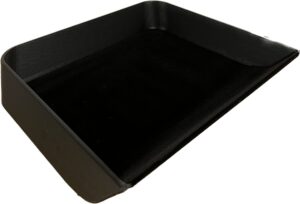 storage bin accessory fits id4 for under the central console (with divider, no felt liner)