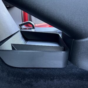 Storage bin accessory fits ID4 for under the central console (with divider, no felt liner)