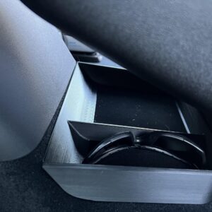 Storage bin accessory fits ID4 for under the central console (with divider, no felt liner)