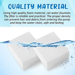 Mudder Pet Replacement Sponge Filters Replacement Pre Filter Sponges for 67oz/ 2L Pet Water Fountain Cat Water Foam Filter Dog Drinking Water Sponge Foam Filters for Pet Dog Cat Fountain (12)