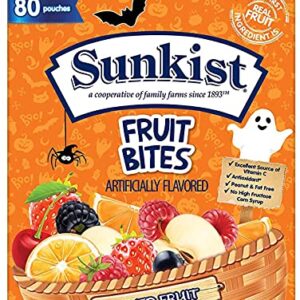 Eva's Gift Universe Basket Filler Fruit Snacks, Mixed, Bulk Pack,0.8 oz Individual Single Serve Bags,80 Pouches (1 Pack)