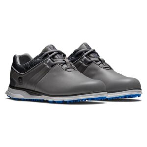 FootJoy Women's Pro|SL Golf Shoe, Grey/Charcoal/Reef Blue, 8