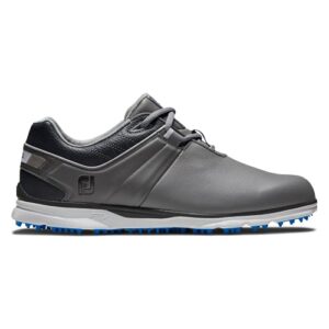 FootJoy Women's Pro|SL Golf Shoe, Grey/Charcoal/Reef Blue, 8