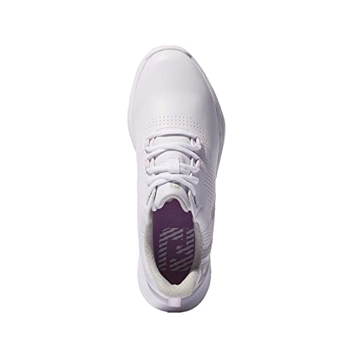 FootJoy Women's FJ Fuel Golf Shoe, White/White/Pink, 7.5