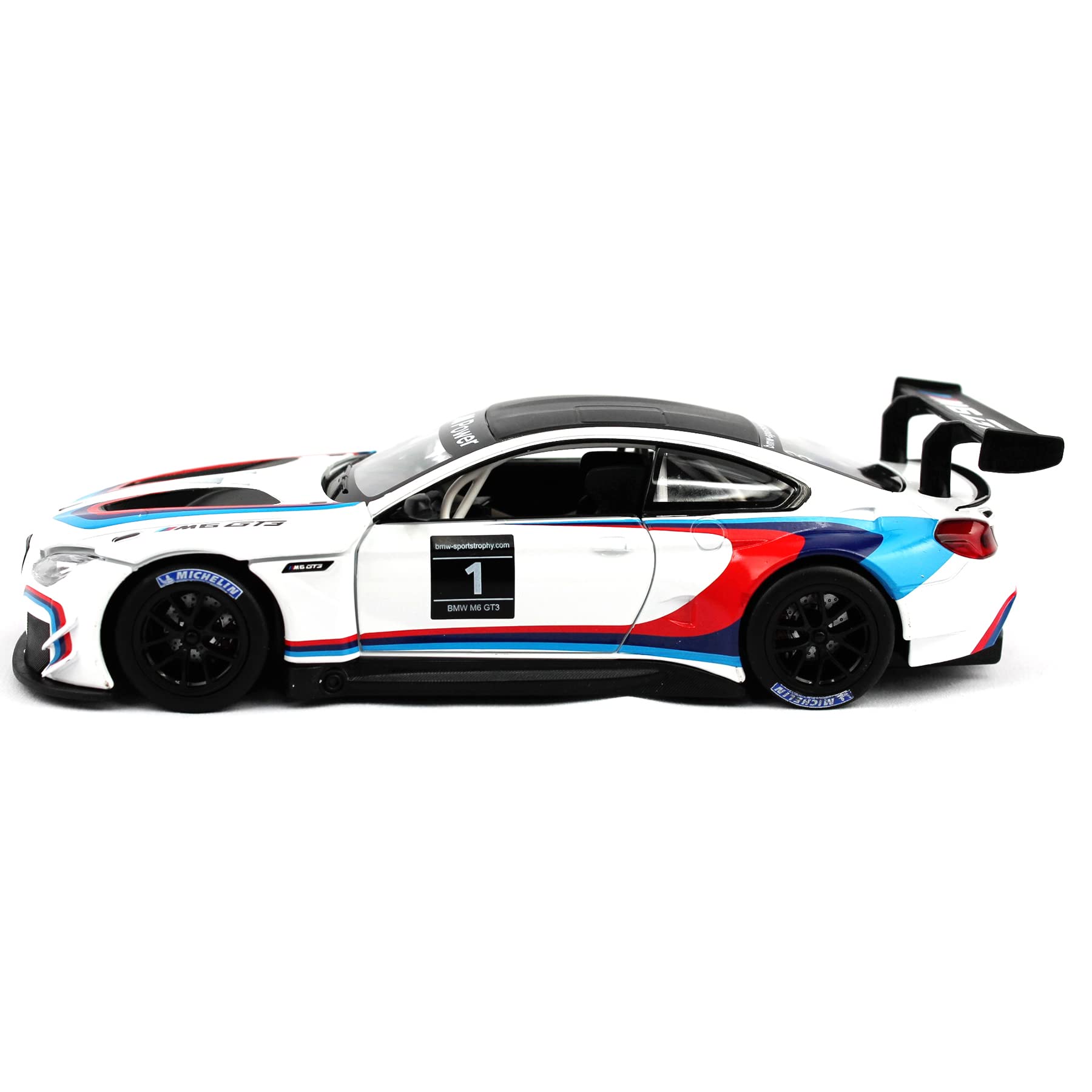 Motor city classics 1:24 2018 BMW M6 GT3 - White - Optimum Diecast