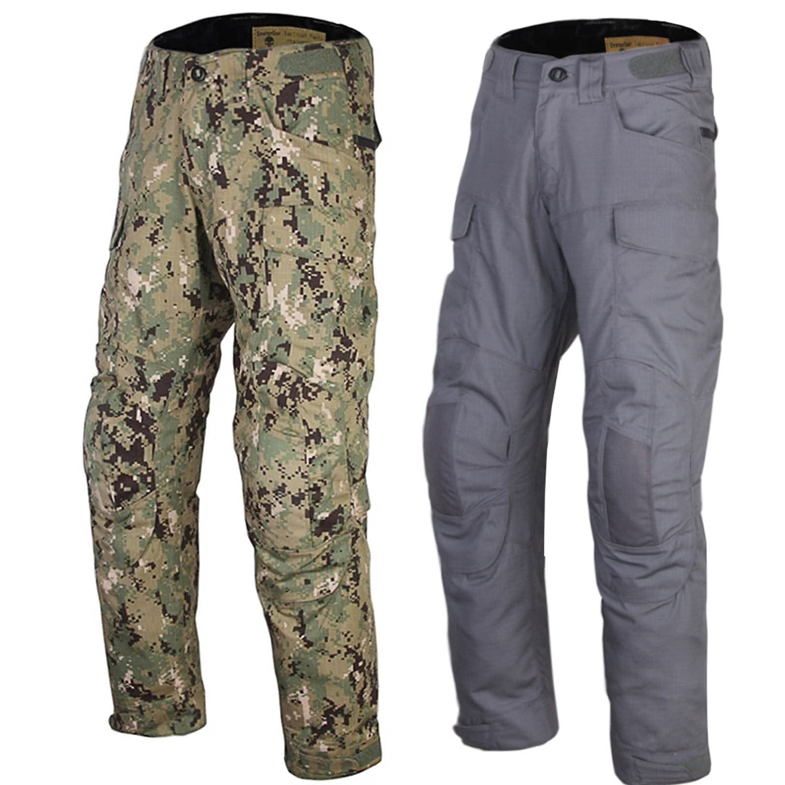 Emerson Hunting Tactical Military Pants Combat Assault Pants (Wolf Gray, XX-Large)