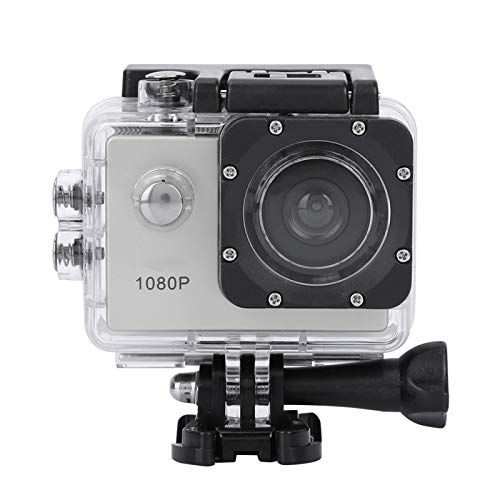 Entatial 1080P Camera, Camera Accessory LCD Screen Camera, Waterproof Camera for Indoor Outdoor(Silver)