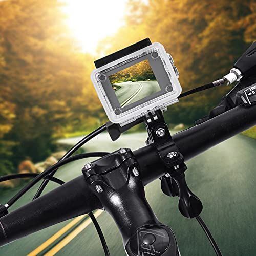 Entatial 1080P Camera, Camera Accessory LCD Screen Camera, Waterproof Camera for Indoor Outdoor(Silver)