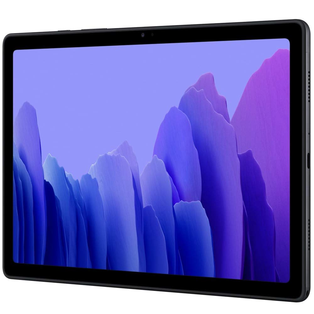 SAMSUNG Galaxy Tab A7 10.4" (64GB, 3GB, US Model) Wi-Fi Only Android 10 One UI Tablet, Snapdragon 662, 7040mAh Battery, SM-T500 (w/ 64GB SD + Smart Folding Case, Dark Gray)