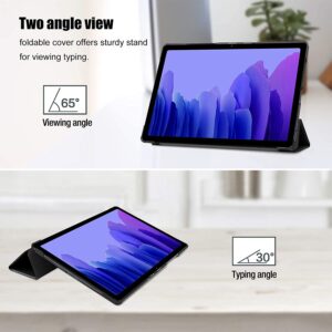 SAMSUNG Galaxy Tab A7 10.4" (64GB, 3GB, US Model) Wi-Fi Only Android 10 One UI Tablet, Snapdragon 662, 7040mAh Battery, SM-T500 (w/ 64GB SD + Smart Folding Case, Dark Gray)