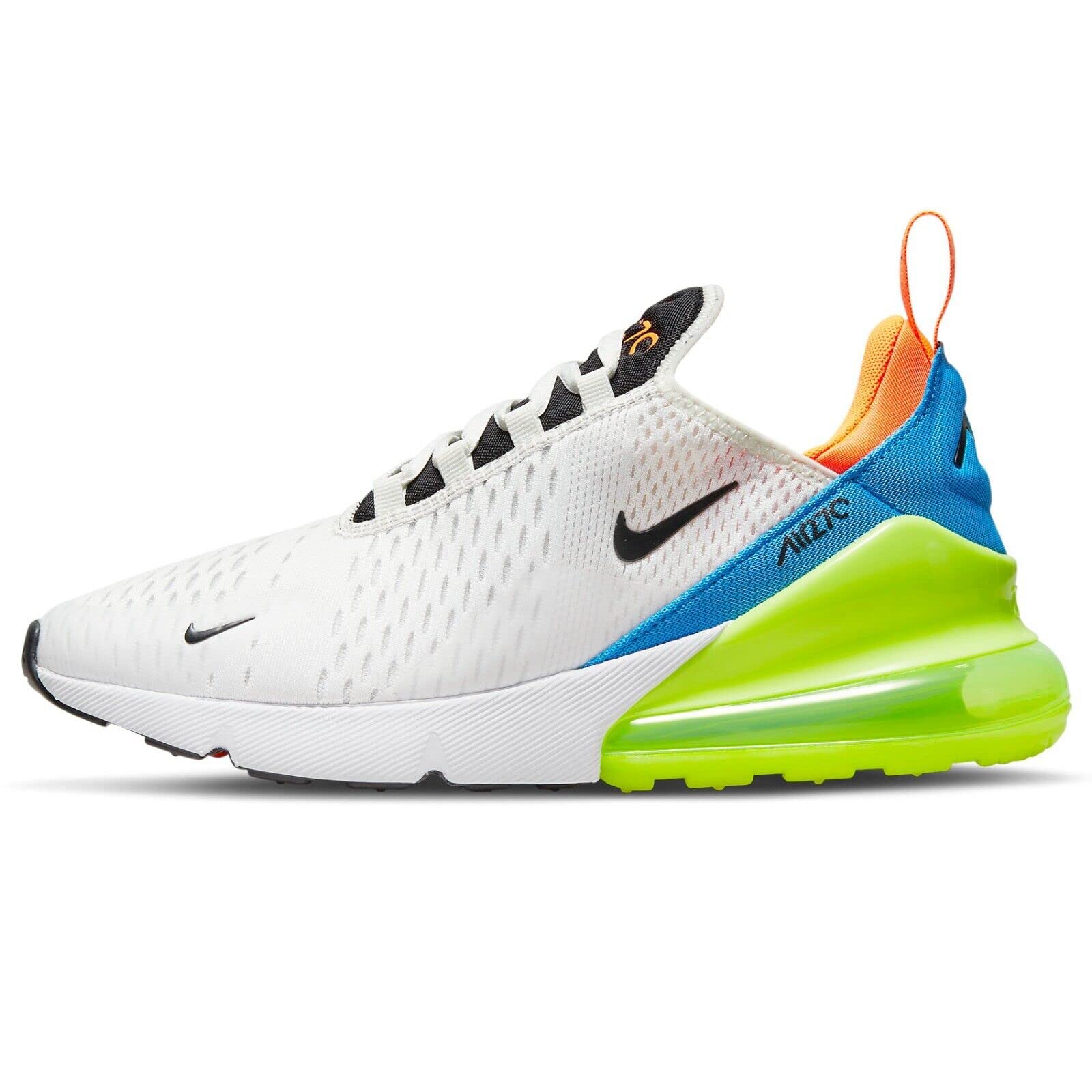 Nike Women's W Air Max 270 Nerf DO6691-100 Shoes, Summit White/Black-white-volt, 8