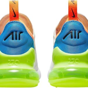 Nike Women's W Air Max 270 Nerf DO6691-100 Shoes, Summit White/Black-white-volt, 7.5