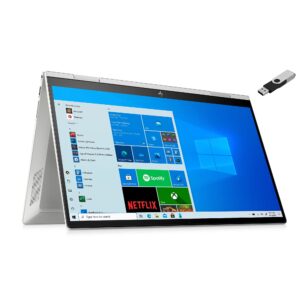 hp 2021 envy 2-in-1 laptop 15.6 inch fhd touchscreen 11th gen intel i5-1135g7 iris xe graphics 20gb ddr4 1tb nvme ssd wi-fi 6 win 10 pro fingerprint backlit keyboard w/ 32gb usb