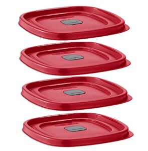 silinx replacement lids compatible with rubbermaid storage containers (4-pack)