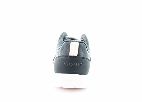 Vionic Women's Brisk Norelle Lace-Up Leisure Sneaker - Supportive Walking Sneakers That Include Three-Zone Comfort with Orthotic Insole Arch Support, Medium and Wide Fit Shadow 8.5 Wide US