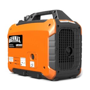 GENMAX Portable Inverter Generator, 2000W Ultra Quiet Gas Engine, EPA Compliant, Eco Mode Function, Ultra Light, Suitable for Backup Home and Camping(GM2000i)