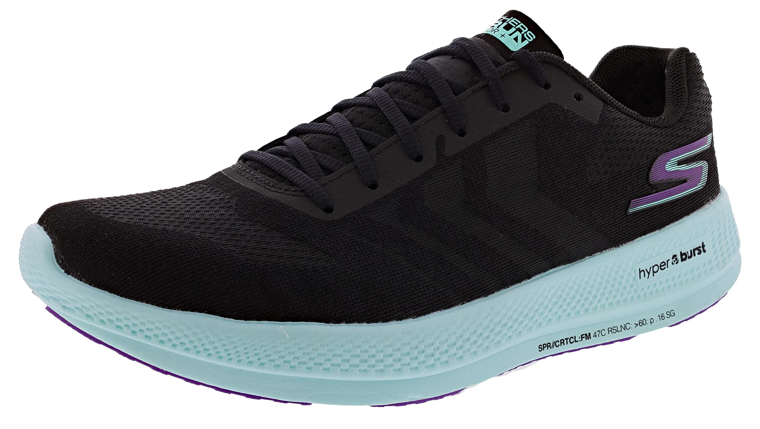 Skechers Go Run Razor 3+ Black/Blue 9 B (M)