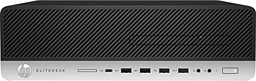 HP EliteDesk 800 G3 SFF Desktop Intel i7-6700 UP to 4.00GHz 16GB DDR4 New 512GB NVMe M.2 SSD Built in WiFi BT Dual Monitor Wireless Keyboard & Mouse Support Win10 Pro (Renewed)