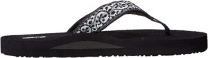 teva women's mush ii sandal, segments black/grey, 8