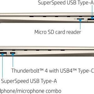 HP 2020 Envy x360 2-in-1 13.3" FHD IPS Touchscreen Laptop Intel Evo Platform 11th Gen Core i7-1165G7 8GB Memory 1024GB SSD Pale Gold - Backlit Keyboard -Fingerprint Reader -Thunderbolt - WiFi 6
