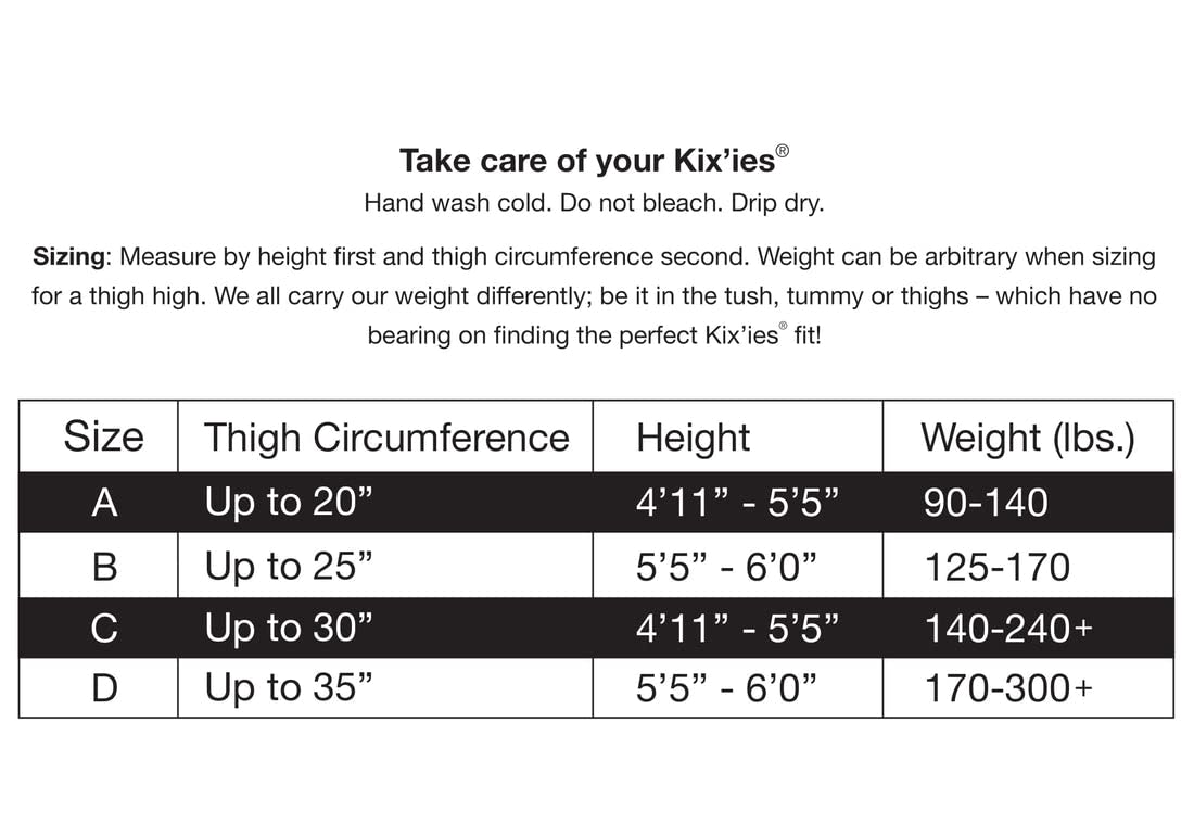 Kix'ies Thigh Highs | Thigh High Womens Stockings with No Slip Grip Stay Ups Thigh Bands | Womens Thigh High Stockings | Sexy Thigh High Stockings & Lingerie for Women (Grey Arglye | 1346C)