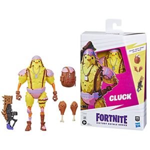 fortnite victory royale series cluck collectible action figure with accessories - ages 8 and up, 6-inch