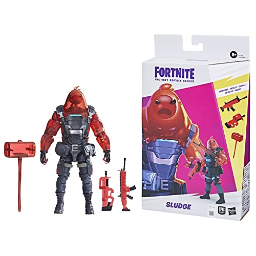 FORTNITE Victory Royale Series Sludge Collectible Action Figure with Accessories, 8+ Years, 6-inch