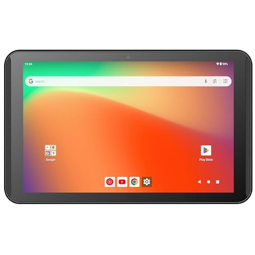 Visual Land Tablet 10 Inch Android 13 Tablets, Prestige Elite 10QH 10.1 Inch HD IPS Tablet, 64GB Storage, 2GB RAM, Quad-Core Processor - Black