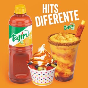 Tajin Fruity Chamoy Sauce 15.38oz and Mild Hot Sauce 15.38oz Bundle (Pack of 2)