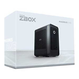 ZOTAC Magnus ONE ECM7307LH Mini PC GeForce RTX 3070 LHR, Intel Core i7-10700, 16GB DDR4/512GB SSD/1TB HDD/Windows 10 Home 64-bit System, ZBOX-ECM7307LH-U-W2B