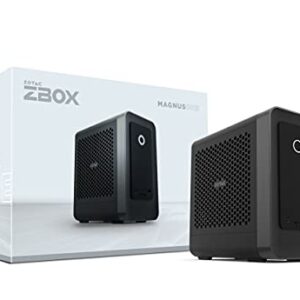 ZOTAC Magnus ONE ECM7307LH Mini PC GeForce RTX 3070 LHR, Intel Core i7-10700, 16GB DDR4/512GB SSD/1TB HDD/Windows 10 Home 64-bit System, ZBOX-ECM7307LH-U-W2B