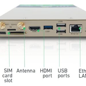 IoTInHand InBox710 High Performance Industrial Edge Computer, Industrial Computer Dual-core Cortex-A72, Quad-core Cortex-A53 and Mali T860 MP4 GPU 4K Ultra HD,(Android 7.1)