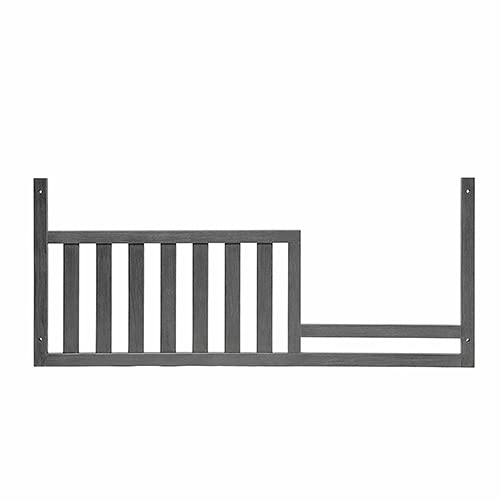 CC KITS Toddler Bed Safety Guard Rail Compatible with Oxford Baby, Soho Baby, Ozlo Baby & Avalon Baby Cribs (Arctic Gray, Option 1)