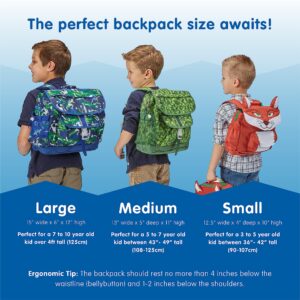 Bixbee Kids Backpack, Blue Rocket Bookbag for Girls & Boys Ages 5-7 | Daycare, Preschool, Elementary School Bag for Kids | Easy to Carry & Water Resistant