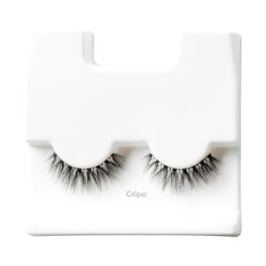 KISS Lash Couture Naked Drama False Eyelashes, Crepe', 10 mm, Cushion Flexi Band, Contact Lens Friendly, Easy to Apply, Reusable Strip Lashes, Includes 1 Pair Fake Eyelashes