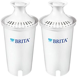 brita standard water filter, standard replacement filters for pitchers and dispensers, bpa free - 3 count