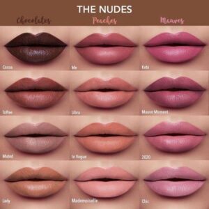 Juvia's Place The Nude Velvety Matte Lipstick Libra - Nude Matte Lipstick, Long-lasting Matte Lipstick, Rich-Color Lip Makeup, Creamy Lipstick with Matte Finish, Beauty & Lip Products