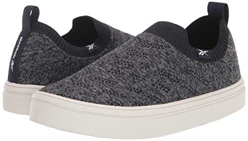 Reebok Women's OnLux Slip On Walking Shoe, Vector Navy/Black/Pure Grey, 10