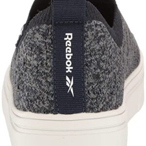 Reebok Women's OnLux Slip On Walking Shoe, Vector Navy/Black/Pure Grey, 10