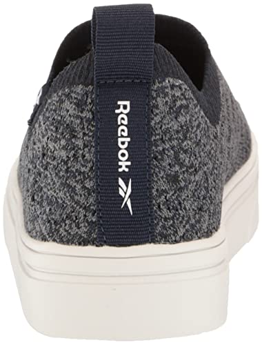 Reebok Women's OnLux Slip On Walking Shoe, Vector Navy/Black/Pure Grey, 10