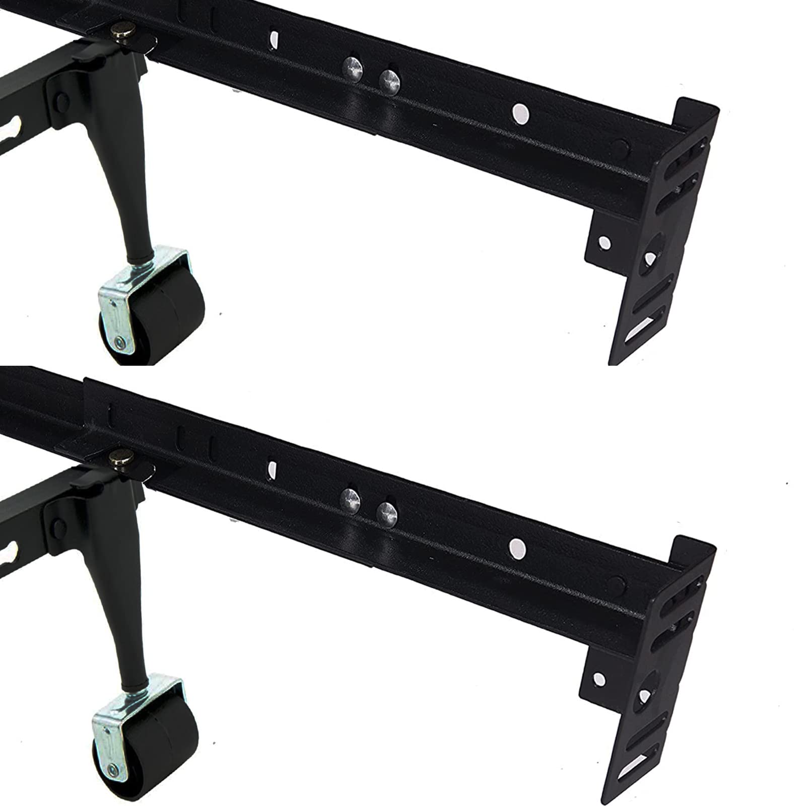 Bed Frame Footboard Extension Brackets Set Attachment Kit, Bolt-on Footboard Extension Bracket Attachment Kit - Fit for Twin,Full,Queen,King Size Bed