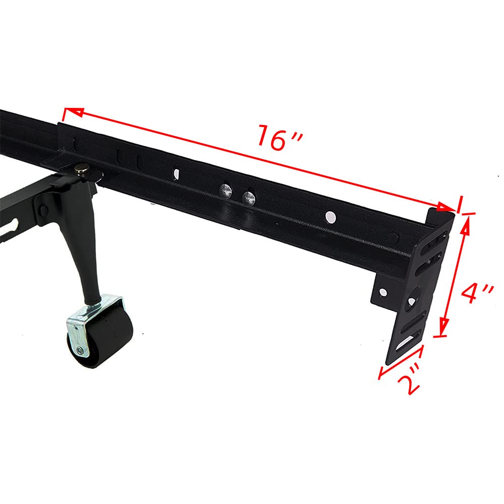 Bed Frame Footboard Extension Brackets Set Attachment Kit, Bolt-on Footboard Extension Bracket Attachment Kit - Fit for Twin,Full,Queen,King Size Bed