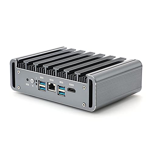 Firewall Hardware, OPNsense, VPN, Network Security Appliance, Router PC, Intel Core I5 8250U, RS36, AES-NI/6 x I211 Gigabit Nics/4USB3.0/COM/HDMI/Fanless, (16G DDR4 RAM/512G SSD)