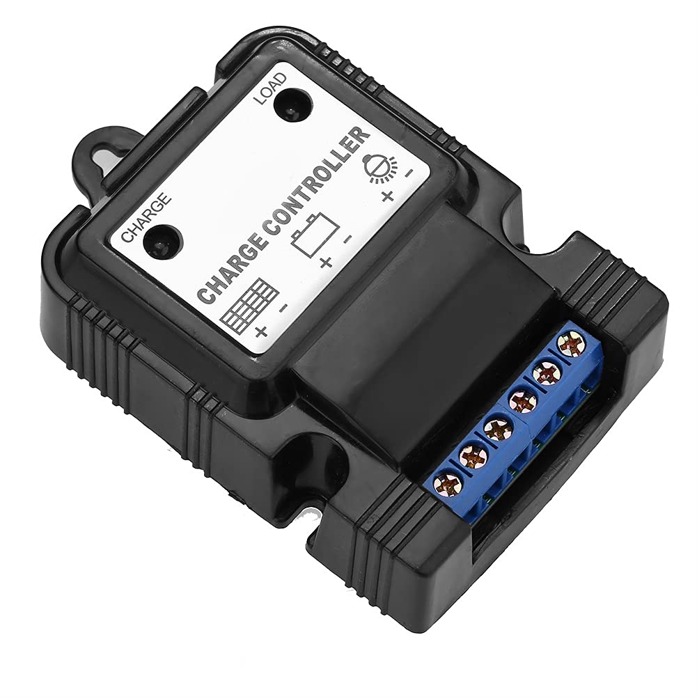 PWM Solar Charge Controller, Portable 6V/12V 3A Solar Panel Charger Controller Regulator with LED Indicator 3 Operating Modes