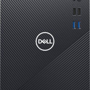 Dell 2021 Newest Inspiron 3000 Desktop Computer, Intel Quad-Core i3-10100 Processor Up to 4.3Ghz, 8GB DDR4 RAM, 1 TB HDD, Wi-Fi, SD Card Reader, HDMI, VGA, Win10 Home, Black